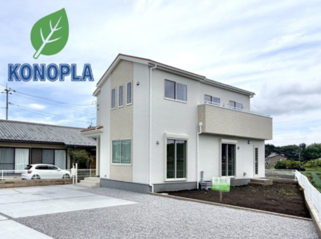 【新築戸建】安中市松井田二軒在家　の外観|■外観｜今から見たい！大歓迎です♪お気軽にお問い合わせください♪オウチ探しは木ノ葉プランニング♪