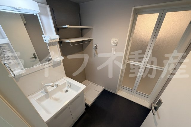 casa di lapinの洗面所|スペースが確保できる洗面所です