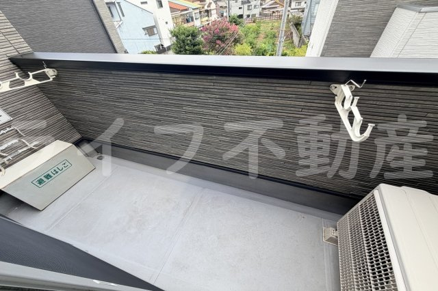 casa di lapinのバルコニー|広々としたバルコニーです