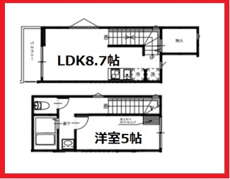 【間取り】 | メルディア鐘ヶ淵