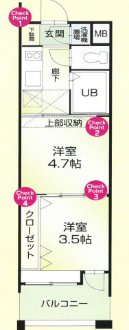 【間取り】 | ORIENT BLD No.54 Wes-project 博多駅南