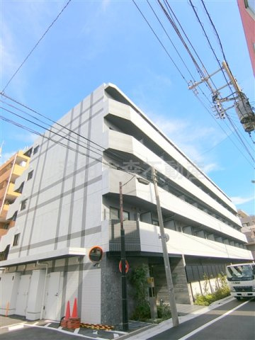 ラフィスタ下丸子の外観|2019年6月築　RC鉄筋コンクリート造地上5階建て総戸数66戸インターネット無料ペット可分譲賃貸マンション！東京都大田区下丸子2丁目　東急多摩川線武蔵新田駅徒歩11分、下丸子駅徒歩15分