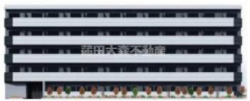 ラフィスタ下丸子の外観パース