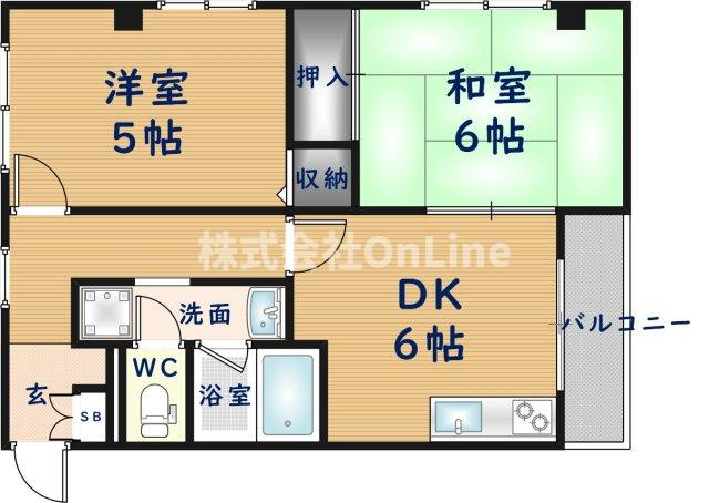 【間取り】 | プレアール八尾本町