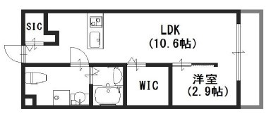 ラージヒル鶴見緑地の間取り|ラージヒル鶴見緑地　間取り