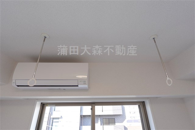 ARCOBALENO UMEYASHIKI アルコバレーノ梅屋敷の設備|エアコン　室内物干し金具！