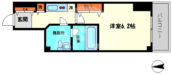 セイワパレス長堀南の間取り|セイワパレス長堀南　外観