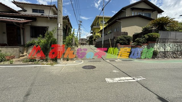 久留米市南２丁目の売地の前面道路含む現地写真