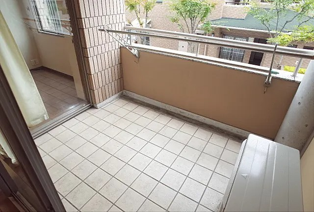 セレッソコート芦屋大原のバルコニー