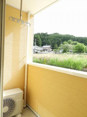 ハートホーム　Ⅱのバルコニー|広々としたバルコニーです