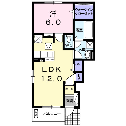 ハートホーム　Ⅱの間取り