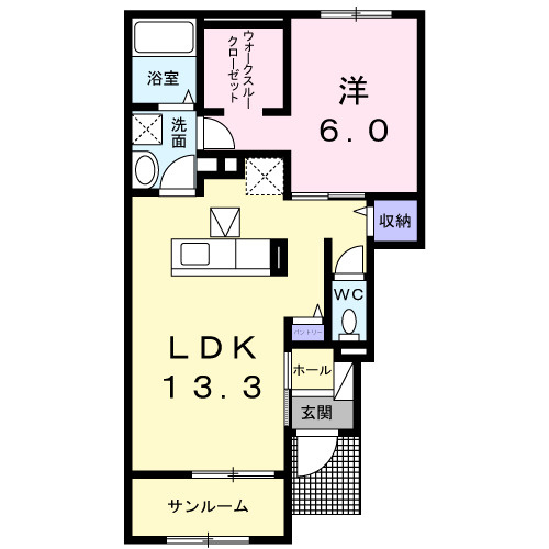 クロガネＣの間取り