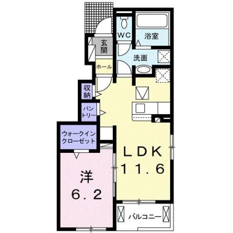 ユーキー１の間取り