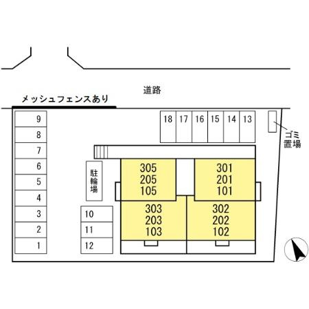 【区画図】 | D-ROOM平田台