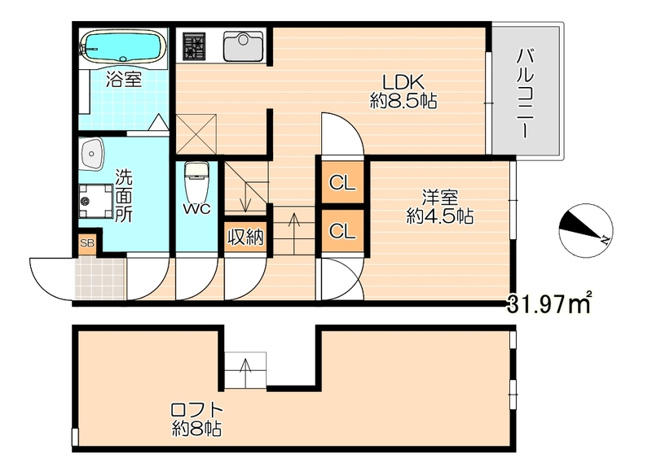 【間取り】 | CB和白オーシャンアクア