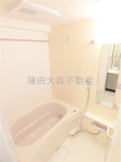 プライムネクサス大森北の浴室|追焚と浴室乾燥機付きのバスルーム　お風呂