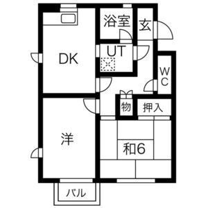 ハイツサニーヒル 東棟の間取り