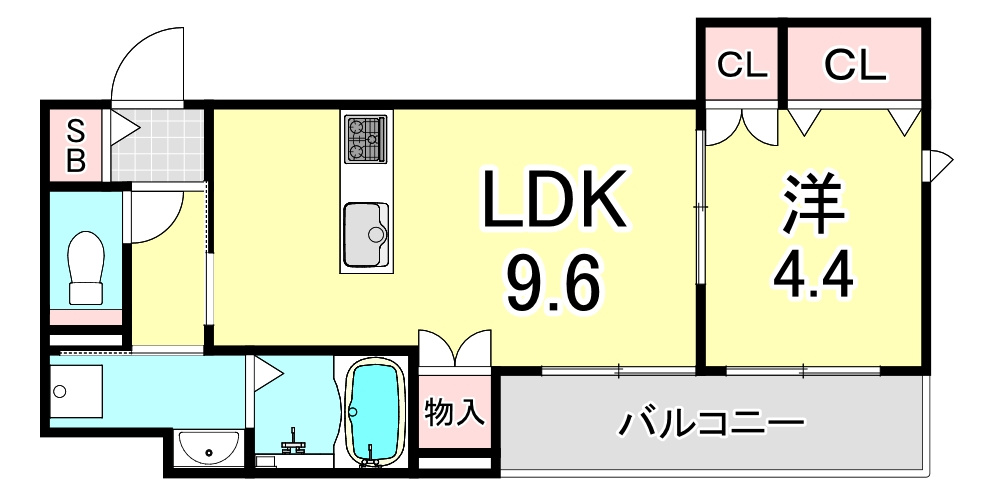 La vita西宮北口の間取り