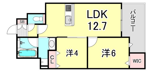 La vita西宮北口の間取り