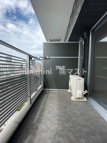 大阪市中央区松屋町の賃貸マンションのバルコニー