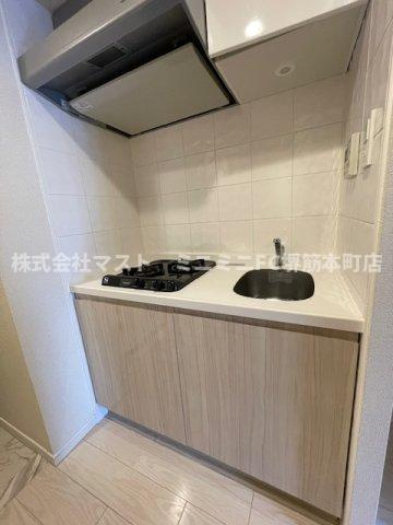 大阪市中央区南本町２丁目の賃貸マンションのキッチン