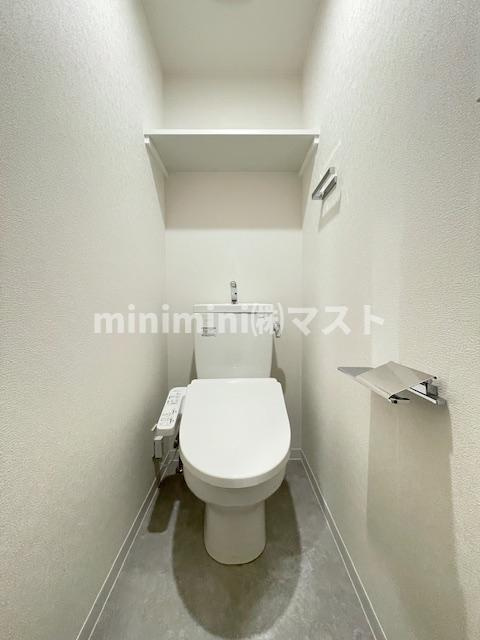 大阪市東成区東小橋２丁目の賃貸マンションのトイレ