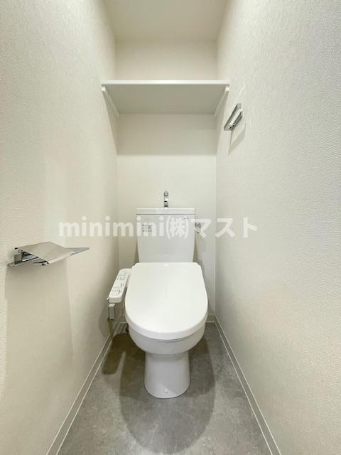大阪市東成区東小橋２丁目の賃貸マンションのトイレ