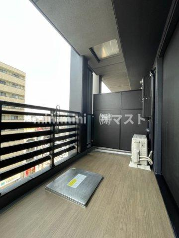 大阪市都島区片町１丁目の賃貸マンションのバルコニー