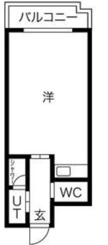 大阪市中央区本町４丁目の賃貸マンションの間取り