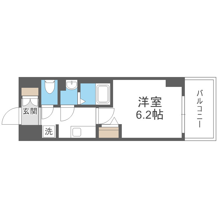 アドバンス大阪メルディアの間取り