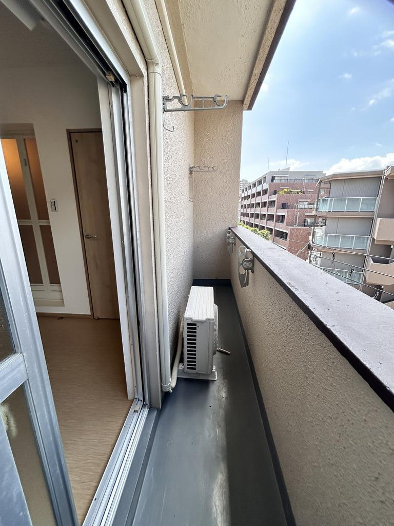 マンション諏訪山のバルコニー