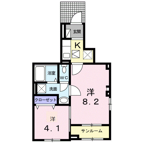 【間取り】 | フォルトーナ　Ｓ | 間取図