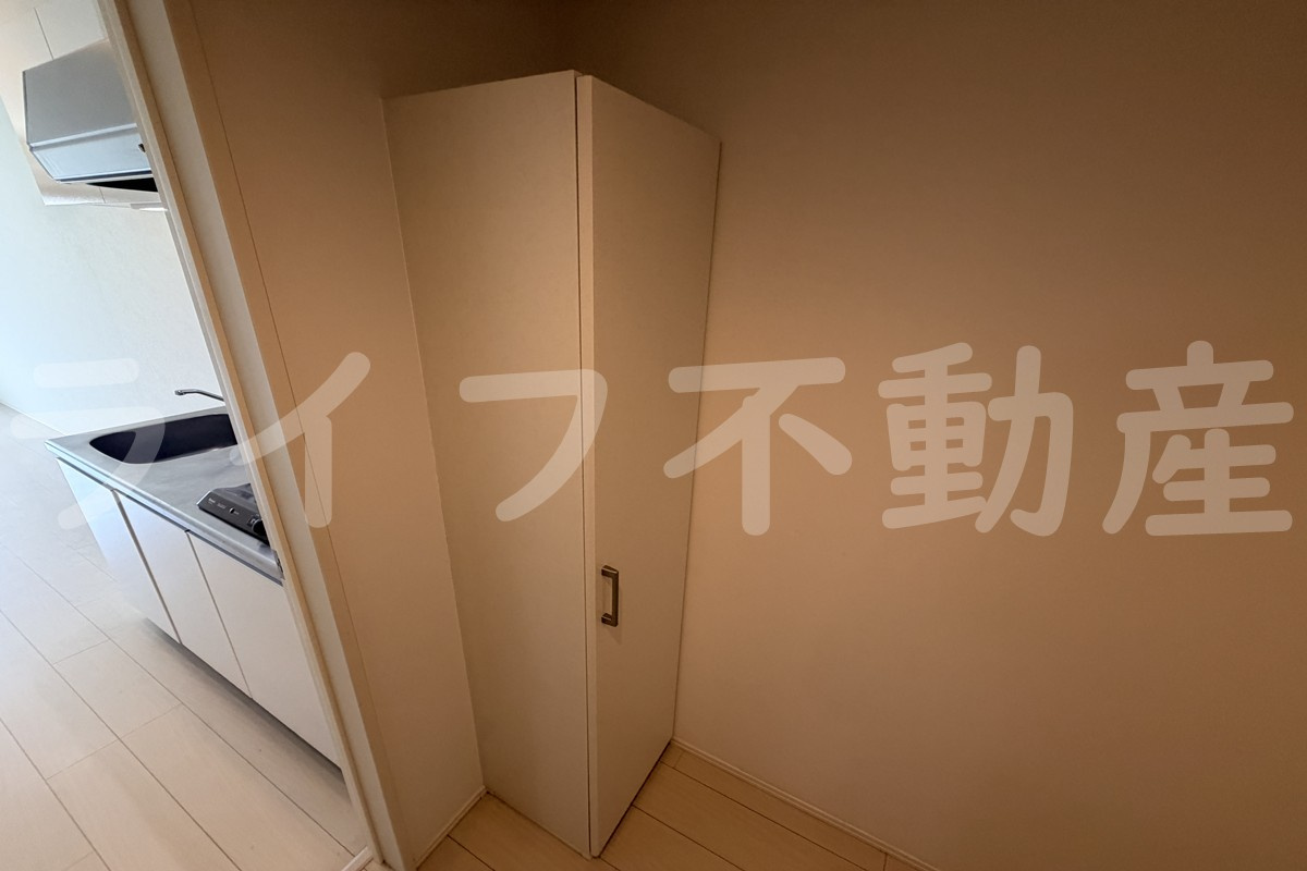 IoTアパートメント徳庵の収納|こまごまとしたものを収納できそうですね