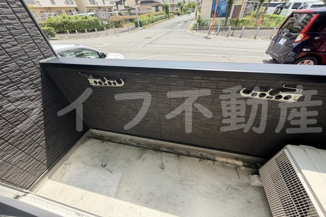IoTアパートメント徳庵のバルコニー|バルコニー付きです