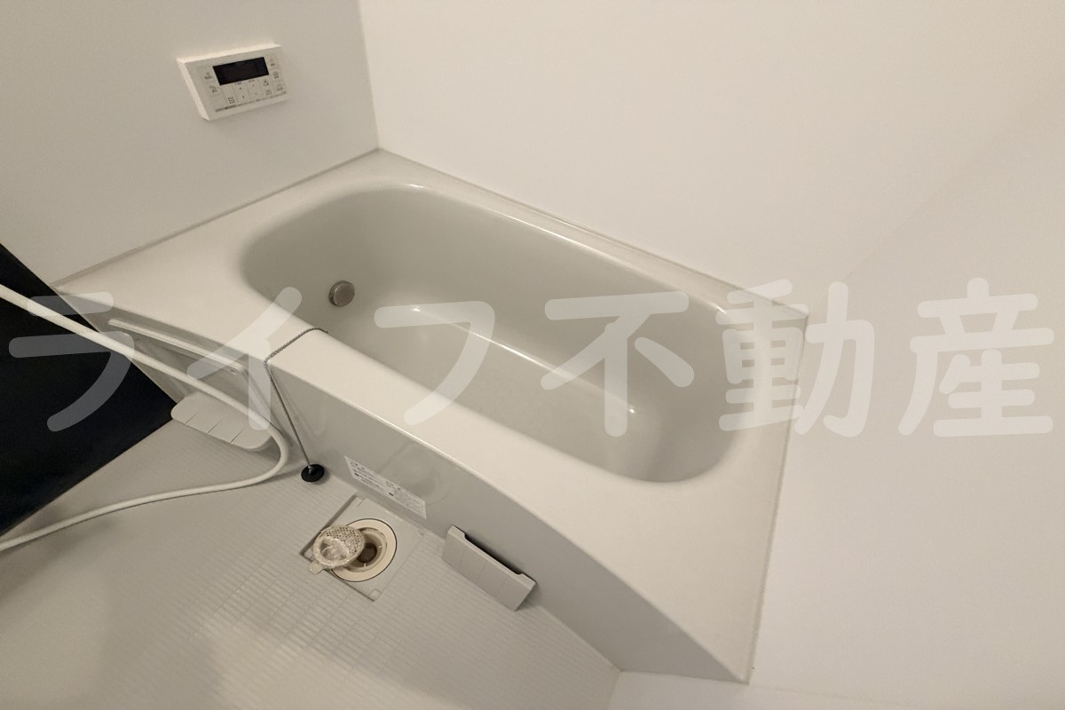 IoTアパートメント徳庵の浴室|日々の疲れを癒すお風呂付です