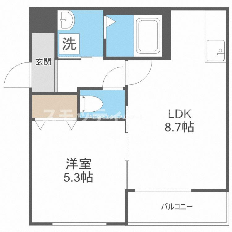 フジパレス我孫子西Ⅴ番館の間取り
