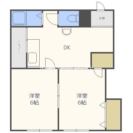 マンション丸保の間取り