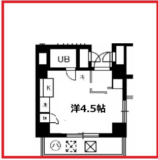 【間取り】 | スカイコート浅草第３