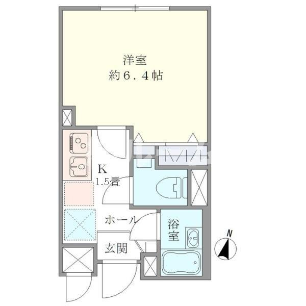 板橋区栄町の賃貸マンションの間取り
