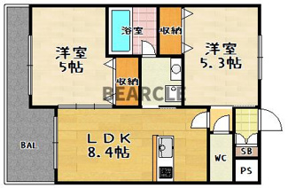 【間取り】 | エステムプラザ京都聚楽第　粋邸