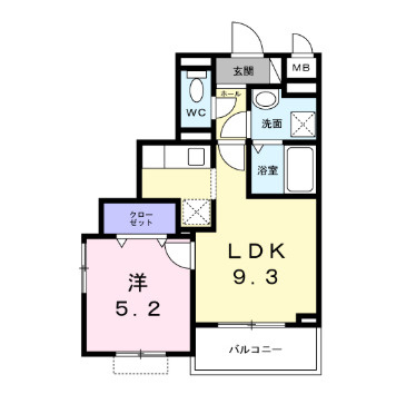ファイン　ビラ　レーブ　江坂の間取り