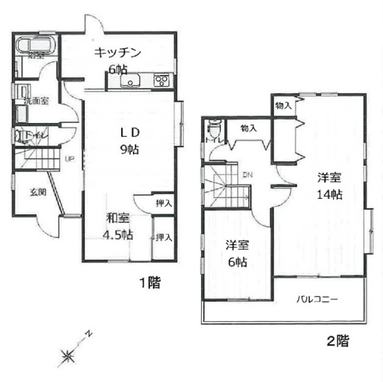 【間取り】 | 岩槻区岩槻中古戸建 | ３LDK