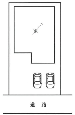 【区画図】 | 岩槻区岩槻中古戸建 | 駐車場２台可