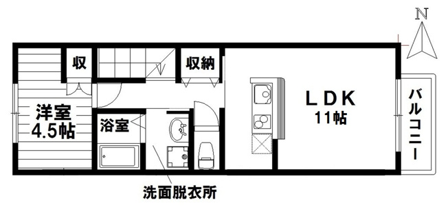 【間取り】 | ハウス北原