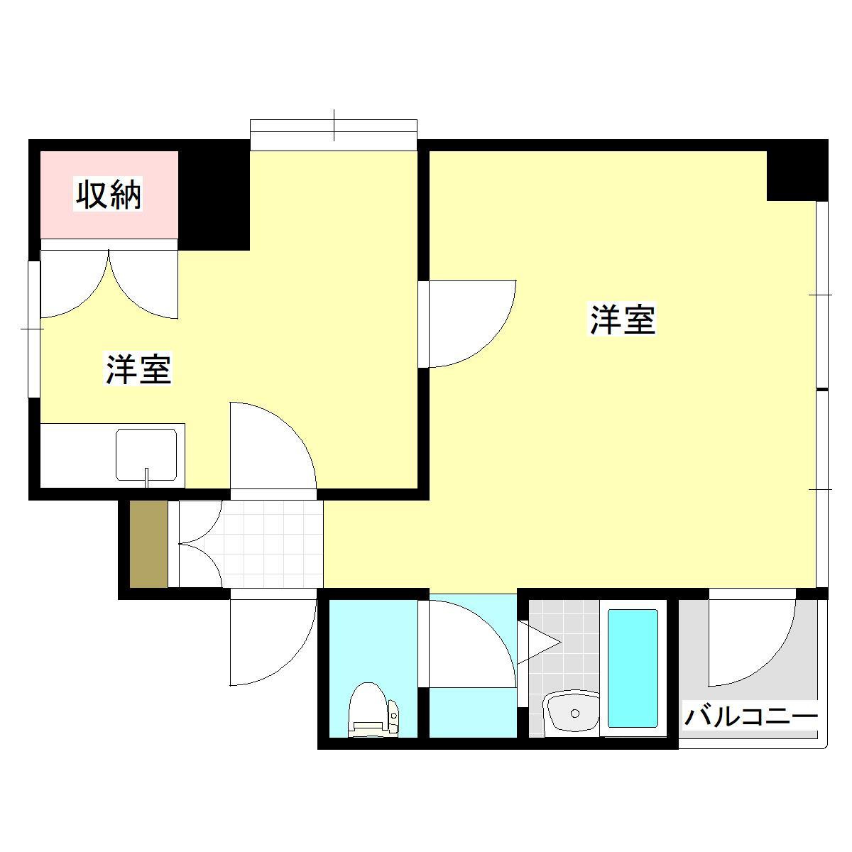 ユーズビルの間取り