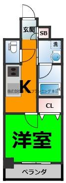 仲介手数料0円！リヴシティ浅間町の間取り