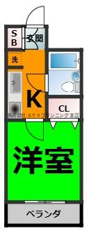 仲介手数料0円！ブリッヂガーデンNAGONOの間取り