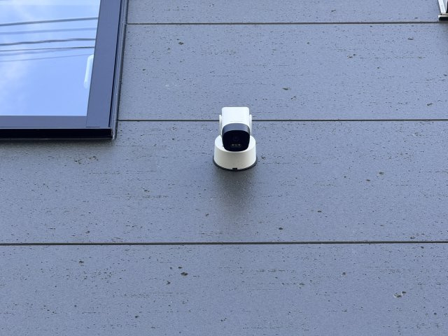 我孫子市中峠新築戸建（中峠第25）の防犯設備|スマホで確認できる防犯カメラつき♪