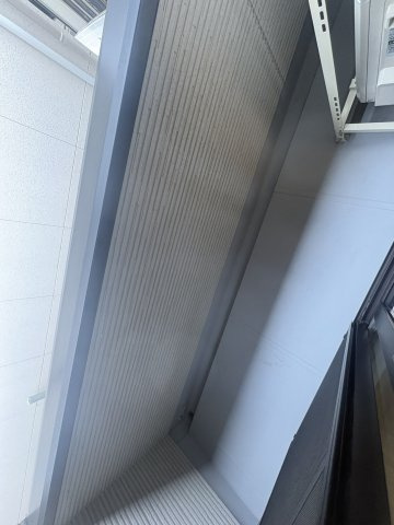 プラム江坂のバルコニー