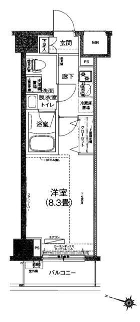 ルフレ赤羽サウスの間取り